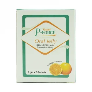 雙效果凍威而鋼 Super P Force Oral Jelly 160mg (7包)｜雙效合一，30分鐘快速起效解決ED與早洩困擾