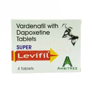 雙效樂威壯 Super Levifil 80mg 4顆/盒 | 雙效合一配方,硬度持久一次到位