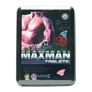 美國 Maxman 增大丸加強版 10錠/盒｜草本壯陽配方 三天一錠溫和調理 挺拔自信再升級💪